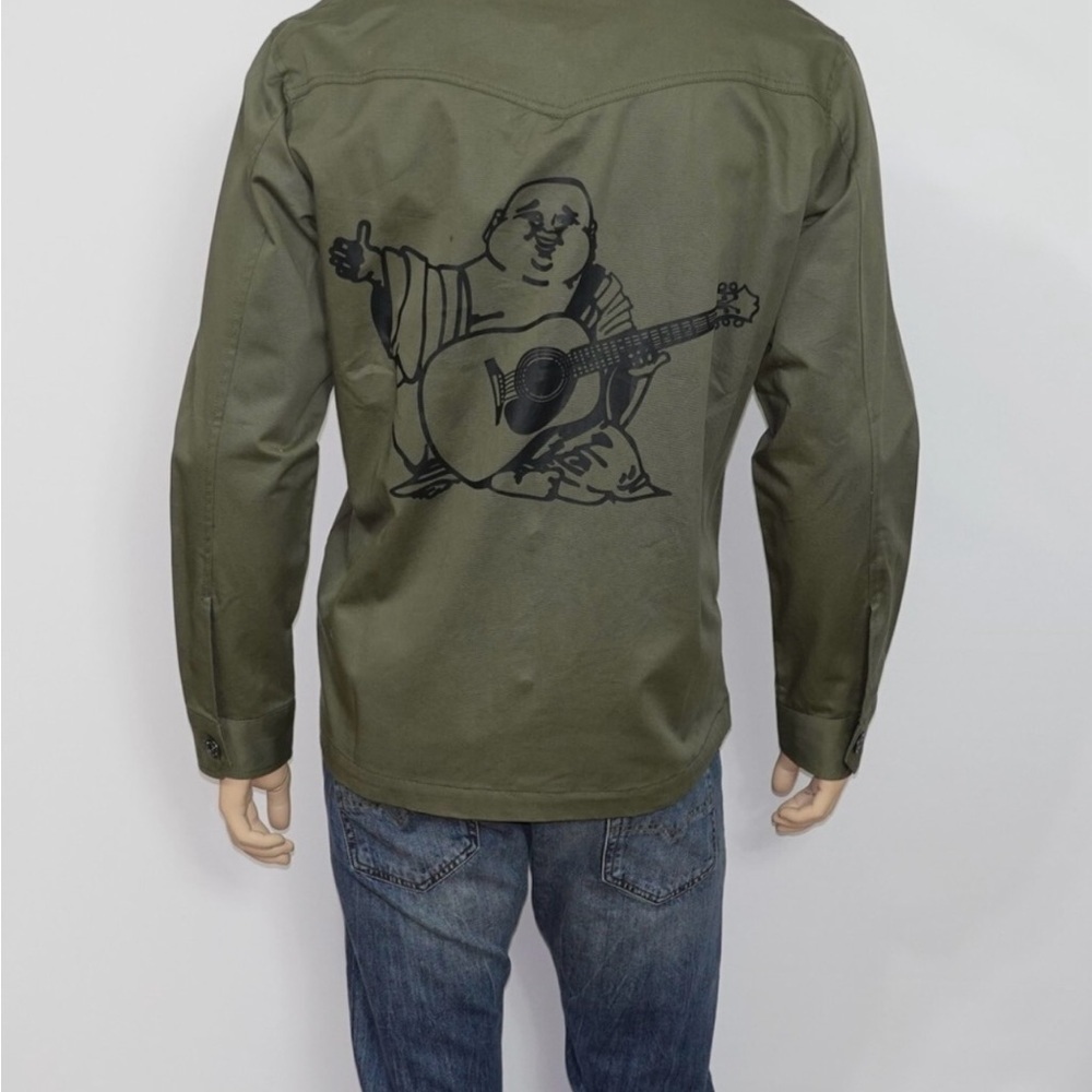 True Religion Green Graphic Men's Shirt
